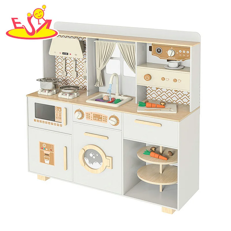 Neues Design Macaron niedliches hölzernes Spielküchenspielzeug für Kinder W10C582